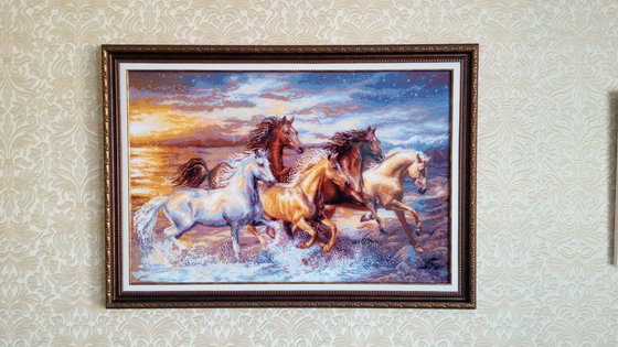 Работа «В лучах заката»