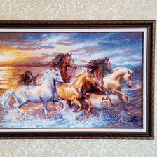 Работа «В лучах заката»