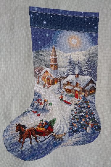 Работа «Санная прогулка в сумерках. (Dimension)»