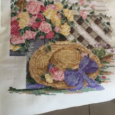 Работа «pamela con reja de flores»