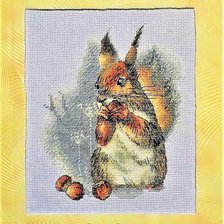 Работа «Белочка с орешками.»