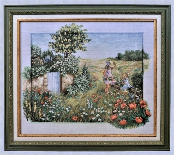 Работа «Luca-S BU4013 Пейзаж с маками»