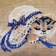 Работа «Котенок в шляпе»