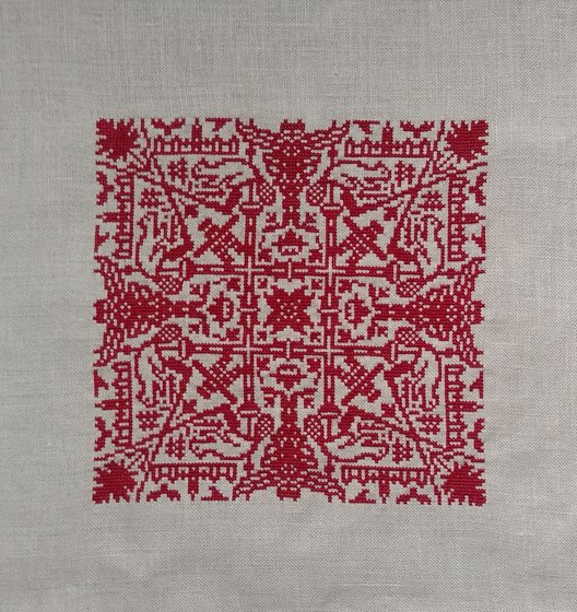 Работа «Семплер Reflection of Canada (Ink Circles)»