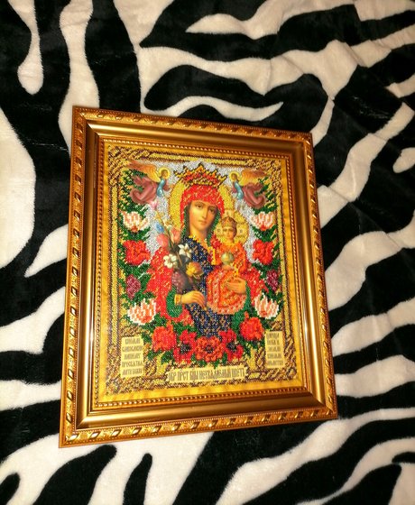 Работа «Икона "Неувядаемый цвет"»