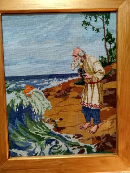 Работа «по мотивам сказок А.С.Пушкина»