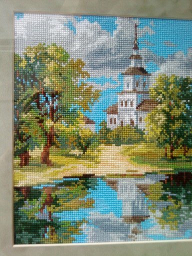 Работа «Храм у озера»