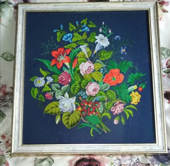 Работа «Винтажный букет.»