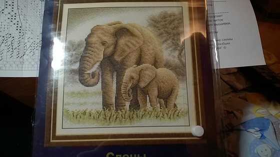 Работа «Слоны 2.»