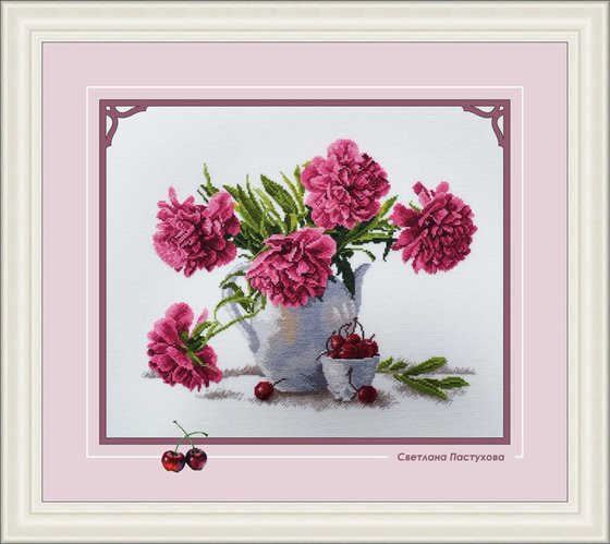 Работа «Пионы»