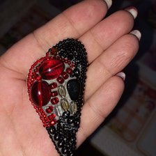 Работа «Брошь Снегирь»