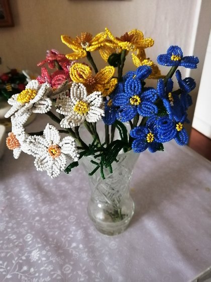 Работа «Полевые цветы»