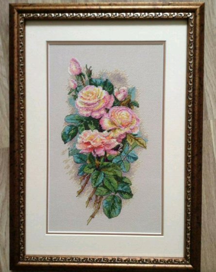 Работа «Винтажные розы»