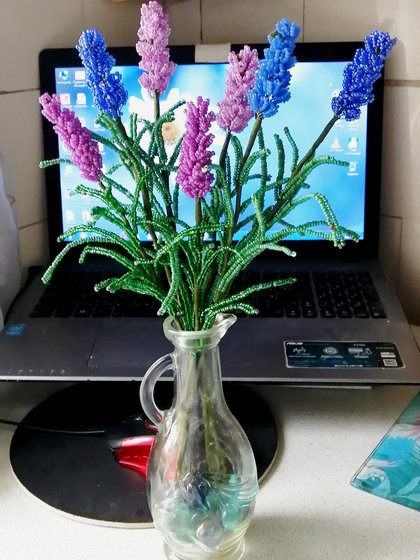 Работа «Лаванда - это запах чистоты и счастья, Цветущей молодости, вечно»