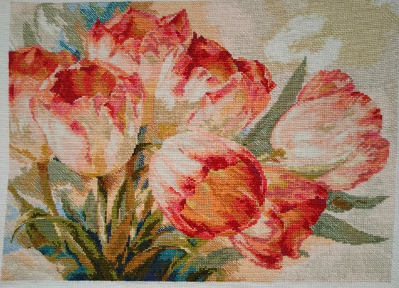 Работа «Тюльпаны»