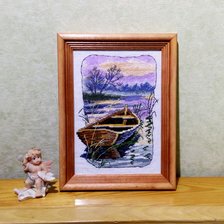 Работа «Плыла, качалась лодочка»