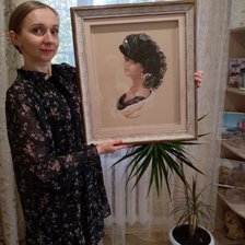 Работа «Бархатный вечер»