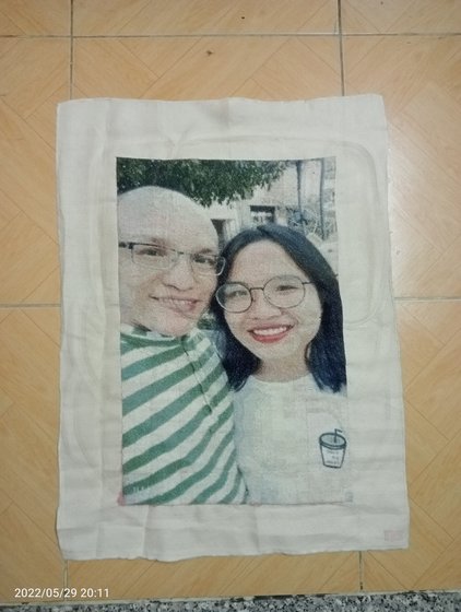 Работа «TÔI VÀ CON GÁI trên CT18 KT 32_50cm»