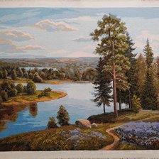 Работа «Над рекой»