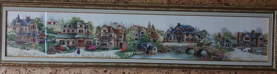 Работа «Зелёная деревенька»