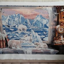 Работа «Белые медведи. Схема Наташи Пышнограевой»