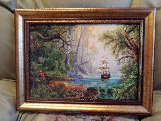 Работа «Бухта оделась»