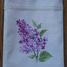 Работа «Веточка сирени»