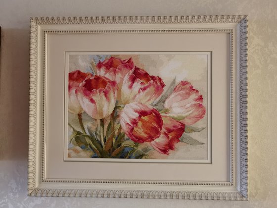 Работа «Тюльпаны»