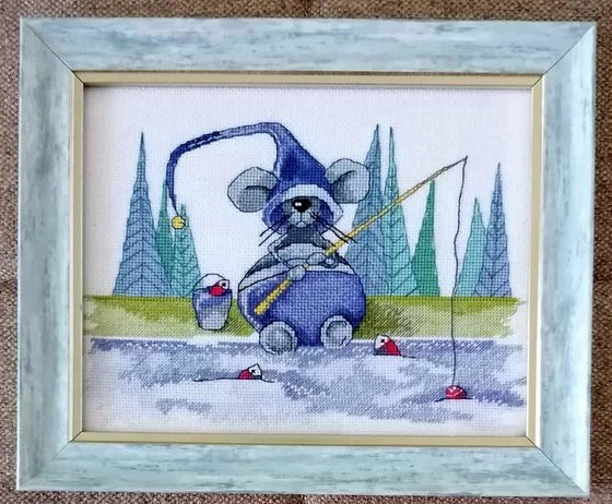 Работа «Горошек на рыбалке.»