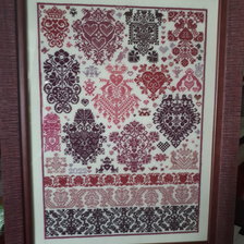 Работа «По мотивам Long Dog Sampler»