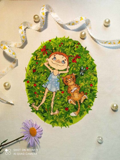 Работа «"Маруся и котик"»