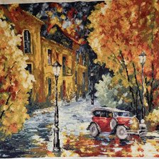 Работа «По картине Афремова»