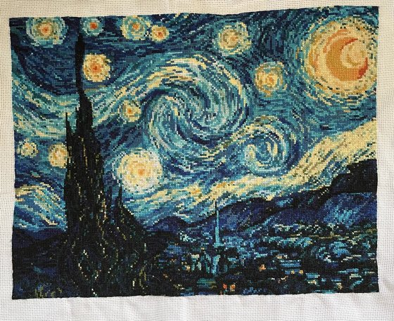 Работа «Звездная ночь. Ван Гог»