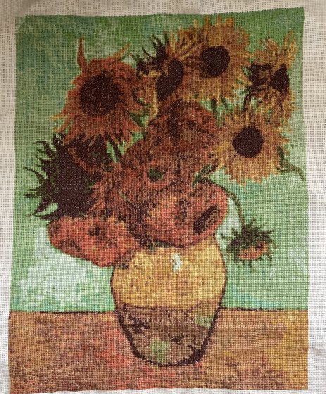 Работа «Подсолнухи. Ван Гог»