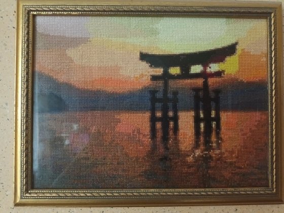 Работа «Закат. Япония.»