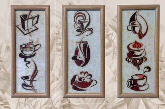 Работа «кофейно-чайный триптих»
