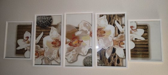 Работа «полиптих орхидеи»