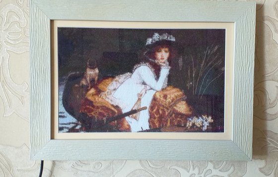 Работа «Дама в лодке»