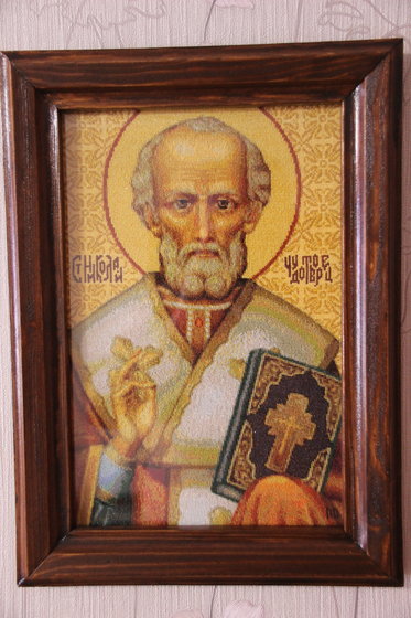 Работа «Икона Николай Чудотворец.»