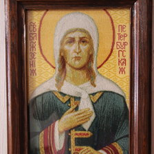 Работа «Икона Ксения Петербургская.»