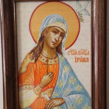 Работа «Икона Святая Великомученица Ирина.»