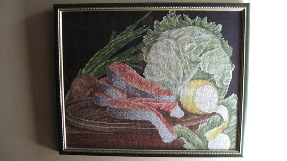 Работа «" Красная рыба"   Дизайнер Светлана Прокопец»