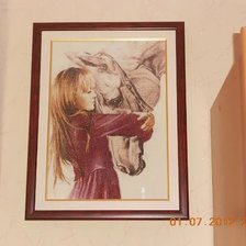 Работа «Девочка с лошадью»