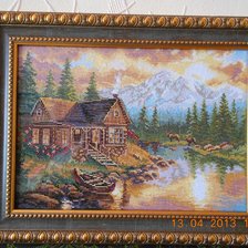 Работа «Вечер в горах»