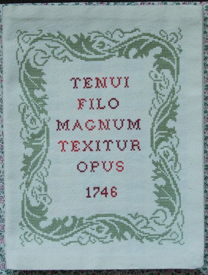 Работа «Титульный лист карты цветов мулине DMC»