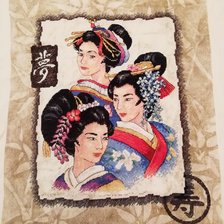 Работа «Три гейши»