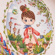 Работа «Садовница»