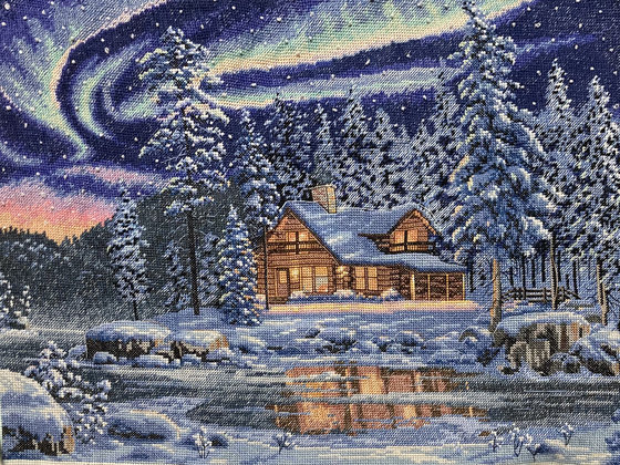 Работа «Dimensions: Аврора. Схему переводила в гамму»