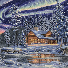 Работа «Dimensions: Аврора. Схему переводила в гамму»