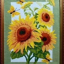 Работа «Подсолнухи»